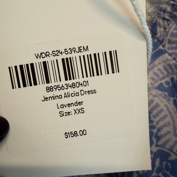 Roller Rabbit Jemina Alicia Dress In Lavendar Size XXs - Picture 6 of 8